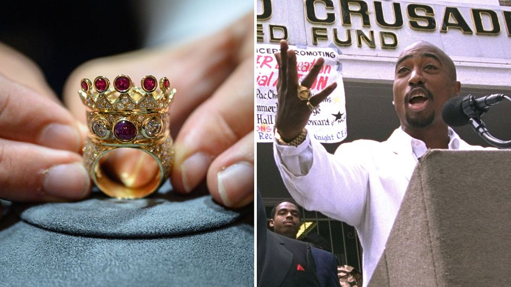 Tupac’ın taç yüzüğü 900.000 Euro’ya satılarak mağazaya kadar satılan en pahalı hip-hop ürünü oldu.