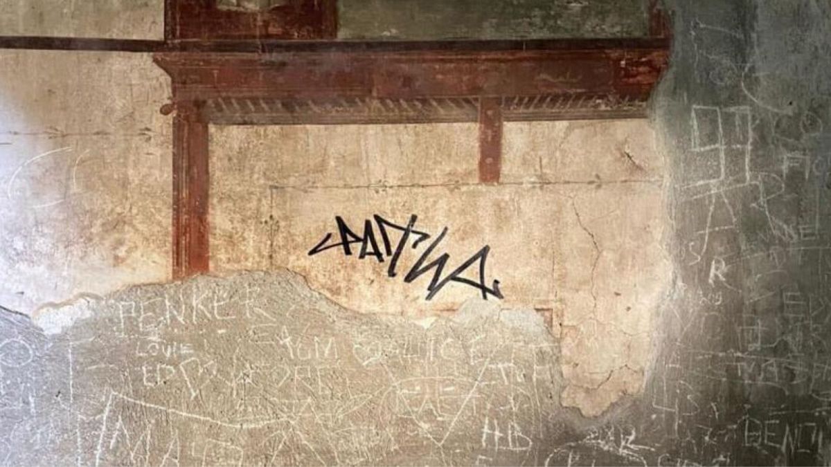 Kültürel Vandalizm: Eski Roma Villa’Yı Tahrif etimle Süslanan Hollandalı Turist