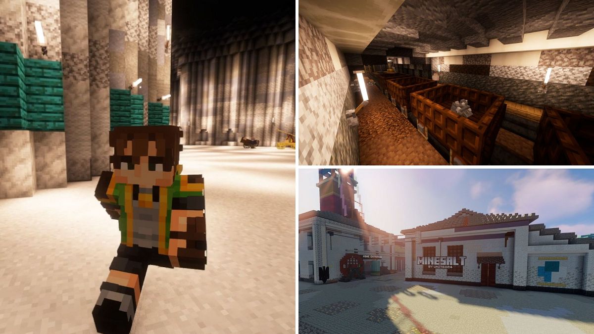 Minesalt: Rusya Tarafından Yakalanan Tarihi Ukrayna Tuzu Madenleri Minecraft Sanal Düsnainda Yeniden Yaratılı