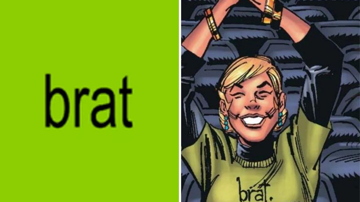 Bir doğa ayirin: charli xcx’in ‘brat’ logosu 2007 marvel çizgi romanomi bir hay mı?