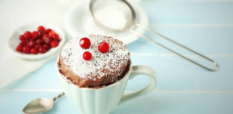 5 dakikada fincanda kek tarifi